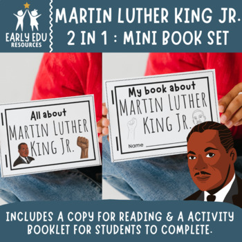 Preview of Martin Luther King Jr. | 2 in 1 Mini Book | MLK Day