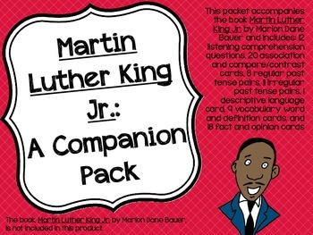 Preview of Martin Luther King Jr.: A Companion Pack