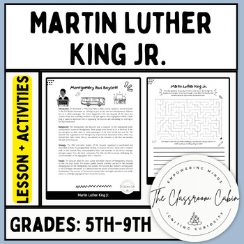 Preview of Martin Luther King Jr.: A Journey of Equality (Grades 5-9)