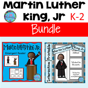 Preview of Martin Luther King Jr Activities 2nd Grade Kindergarten and First Bundle ESL MLK