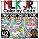 Martin Luther King Jr. Activities Coloring Pages Color by Number Worksheets