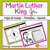 Martin Luther King Jr. Activities - Craft - Worksheets - SPANISH