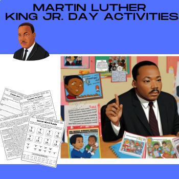 Preview of Martin Luther King, Jr Activities DIGITAL & PRINTABLE | MLK Day