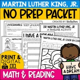 Martin Luther King, Jr Activities DIGITAL & PRINTABLE | MLK Day