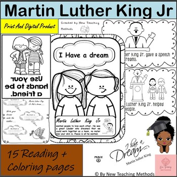 Preview of Martin Luther King Jr Activities For Kids