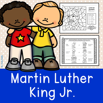 Preview of Martin Luther King Jr. Activities | Kindergarten January MLK Activities