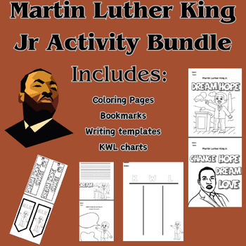 Preview of Martin Luther King Jr Activities- No Prep!