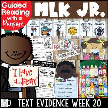 Preview of Martin Luther King Jr. Activities Nonfiction Informational Text Comprehension