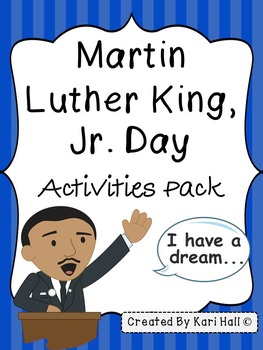 Preview of Martin Luther King, Jr. Activities Pack