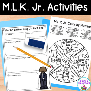 Preview of Martin Luther King Jr Activities Pack