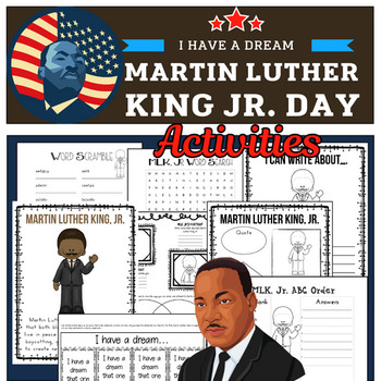Martin Luther King Jr. Activities Packet for Understanding and Reflection