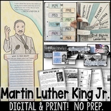 Martin Luther King Jr Activities, Printables, PowerPoint |