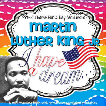 Preview of Martin Luther King Jr. Activities Printables and Centers for Early Learners