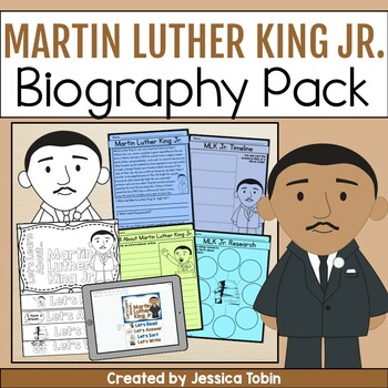 Preview of Martin Luther King Jr Activities Biography - Black History Month Activities