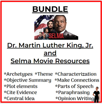 Preview of Martin Luther King, Jr. Activities - Selma - Bundle