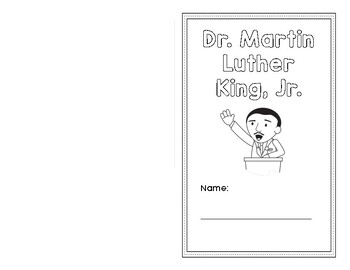 Preview of Martin Luther King Jr Activities and Craft