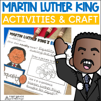 Preview of Martin Luther King Jr Activities and Craft | MLK Day