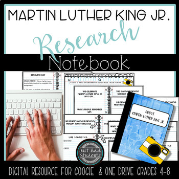 Preview of Martin Luther King Jr Activities and Research