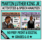 Martin Luther King Jr. Activities for Middle School Bundle