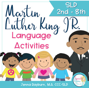 Preview of Martin Luther King Jr. Activities for Speech and Language