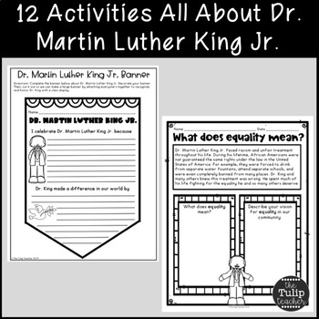 Martin Luther King Jr. Activities for Upper Elementary by The Tulip Teacher