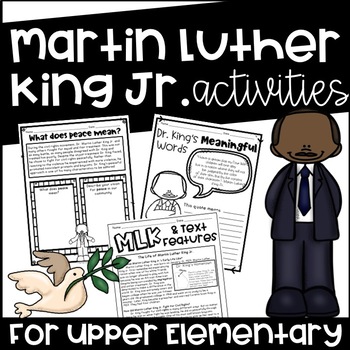 Preview of Martin Luther King Jr. Activities for Upper Elementary Math, Reading, ELA