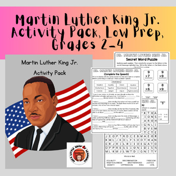 Preview of Martin Luther King Jr. Activity Low Prep Pack