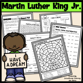 Preview of Martin Luther King Jr. Activity Packet | MLK Day