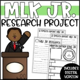 Martin Luther King Jr Research Project