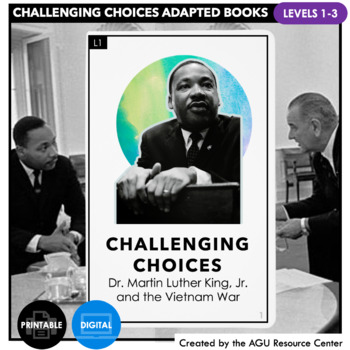 Preview of Martin Luther King Jr. Adapted Book | Interactive Story