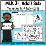 Martin Luther King Jr. Addition & Subtraction Craft & Task