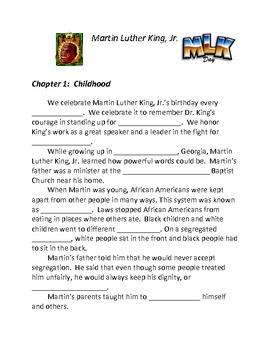 Martin Luther King, Jr. - American Hero by ThirdGradeIsFun | TPT