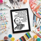 Martin Luther King Jr. Art Quote