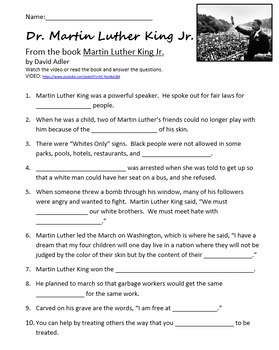 Martin Luther King Jr. BUNDLE: Perfect for MLK DAY and BLACK HISTORY Month