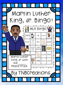 Preview of Martin Luther King, Jr. Bingo