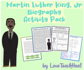 Preview of Martin Luther King, Jr. Biography Activity Packet