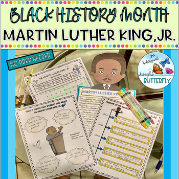 Preview of Martin Luther King, Jr. Biography Black History Month
