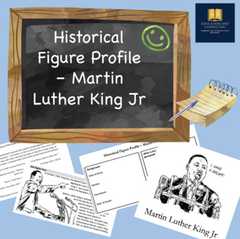 Preview of Martin Luther King Jr Biography Historical Profile