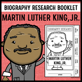 Martin Luther King, Jr. Biography Research Booklet