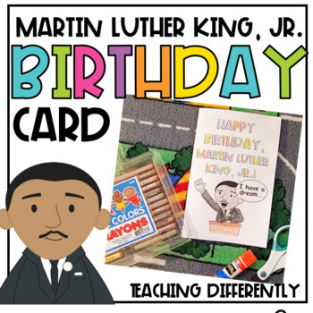 Preview of Martin Luther King Jr. Birthday Card