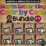 Martin Luther King Jr. Boom Cards™ DIGITAL Color by Code B