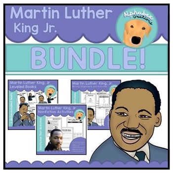 Preview of Martin Luther King Jr. Bundle- Leveled Books, Nonfiction Activities, and More!