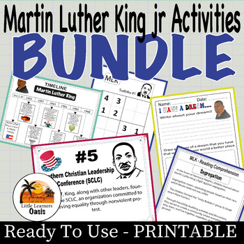 Preview of Martin Luther King Jr. Celebration Bundle: Empowering Activities for Equality