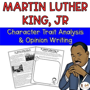 Preview of Martin Luther King, Jr. Literacy Activities