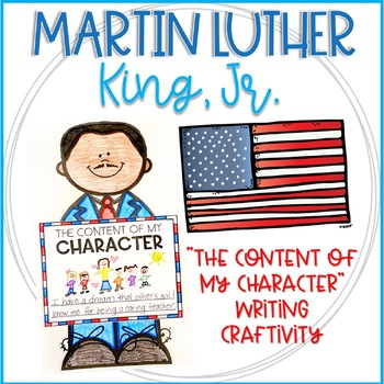 Preview of Martin Luther King Jr. Writing Activity for Character Education
