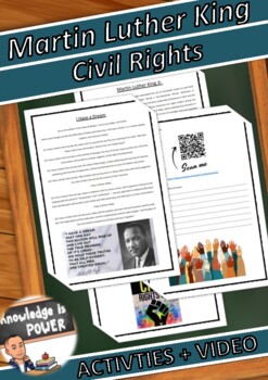 Preview of Martin Luther King Jr. + Civil Rights Day | Black History Month | MLK Day