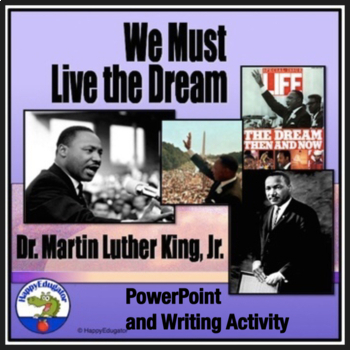 Preview of Martin Luther King Jr Civil Rights Movement PowerPoint - MLK Writing Assignment