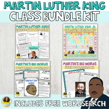 Preview of Martin Luther King Jr. Classroom Bundle Kit