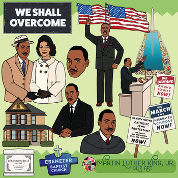 Preview of Martin Luther King, Jr. Clip Art