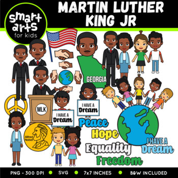 Preview of Martin Luther King Jr Clip Art